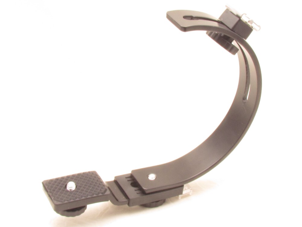 1/4" C-Shape Bracket Flash LED Video Light DC DSLR SLR Camera Mini DV Camcorder