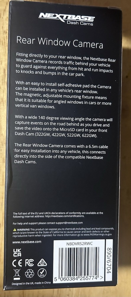 Nextbase Dashcam 322GW Bundle