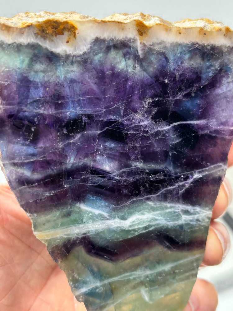 Fluorite slab Cabbing Lapidary Combo Ship Avail