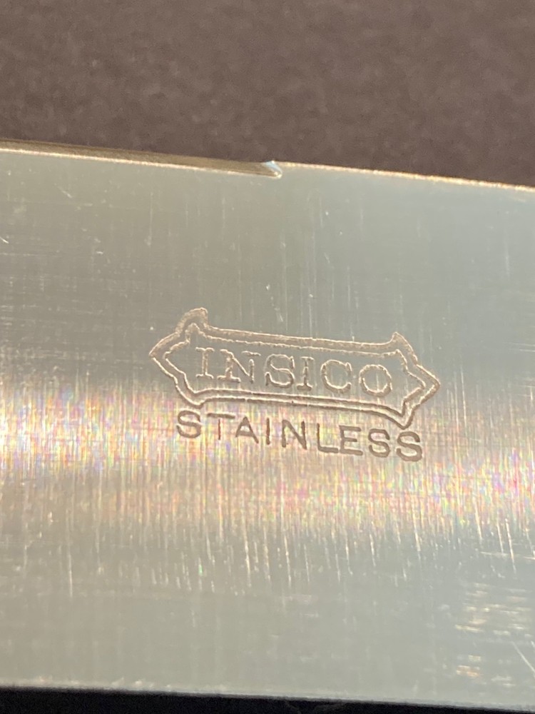 1847 Rogers Bros Ancestral 1924 Silverplate Carving Set Knife & Sharper & Fork!