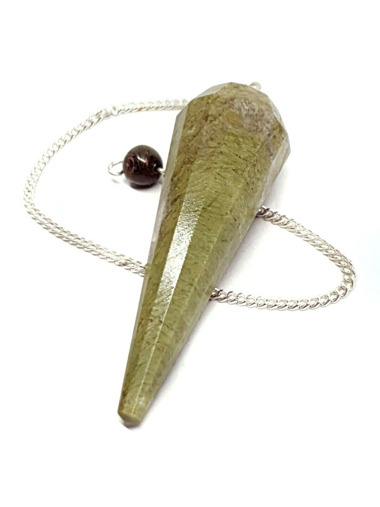 Vesuvianite Pendulum Gemstone Crystal Dowsing Quality Gemstone Divination Tool