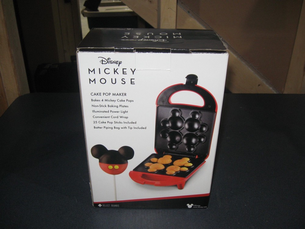Mickey Mouse Cake Pop Maker Kids Mini Cupcake Making Cooking Dessert Cooker Red