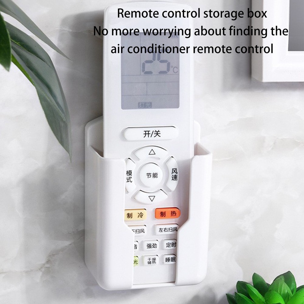 Remote Control Holders 3 Pcs Wall Mount Remote Holder Self Adhesive Remote Case