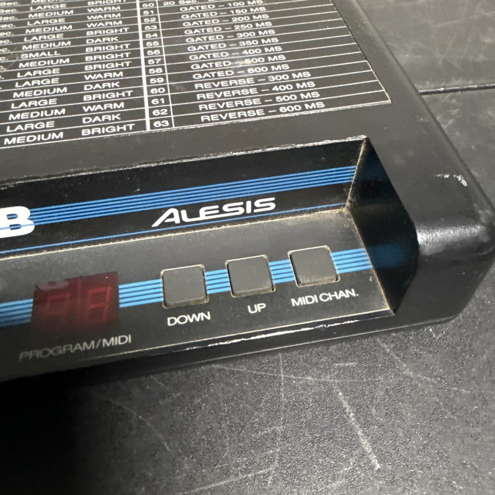 Alesis Midiverb Desktop Version Vintage Original not tested