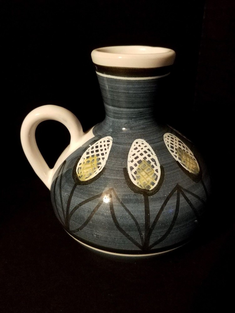 NORWAY HAND PAINTED PITCHER 5" Very Good