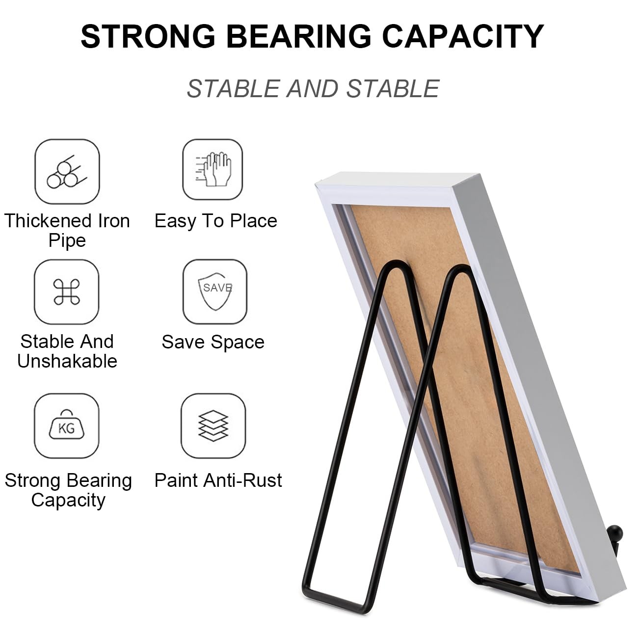 5 Pack 6 Inch Plate Stands for Display, Plate Holder Display Stands, Metal Fr...
