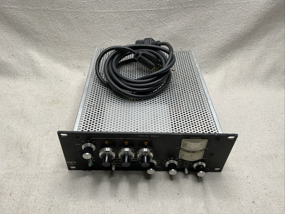 MKS Type 252 MSO-3 Controller 252C-3-VPO-PLO