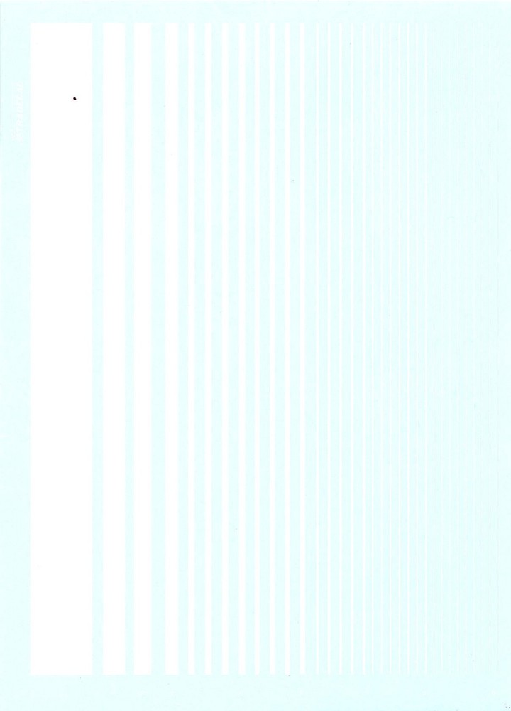 Xtra Decals WHITE STRIPES Parallel Stripes