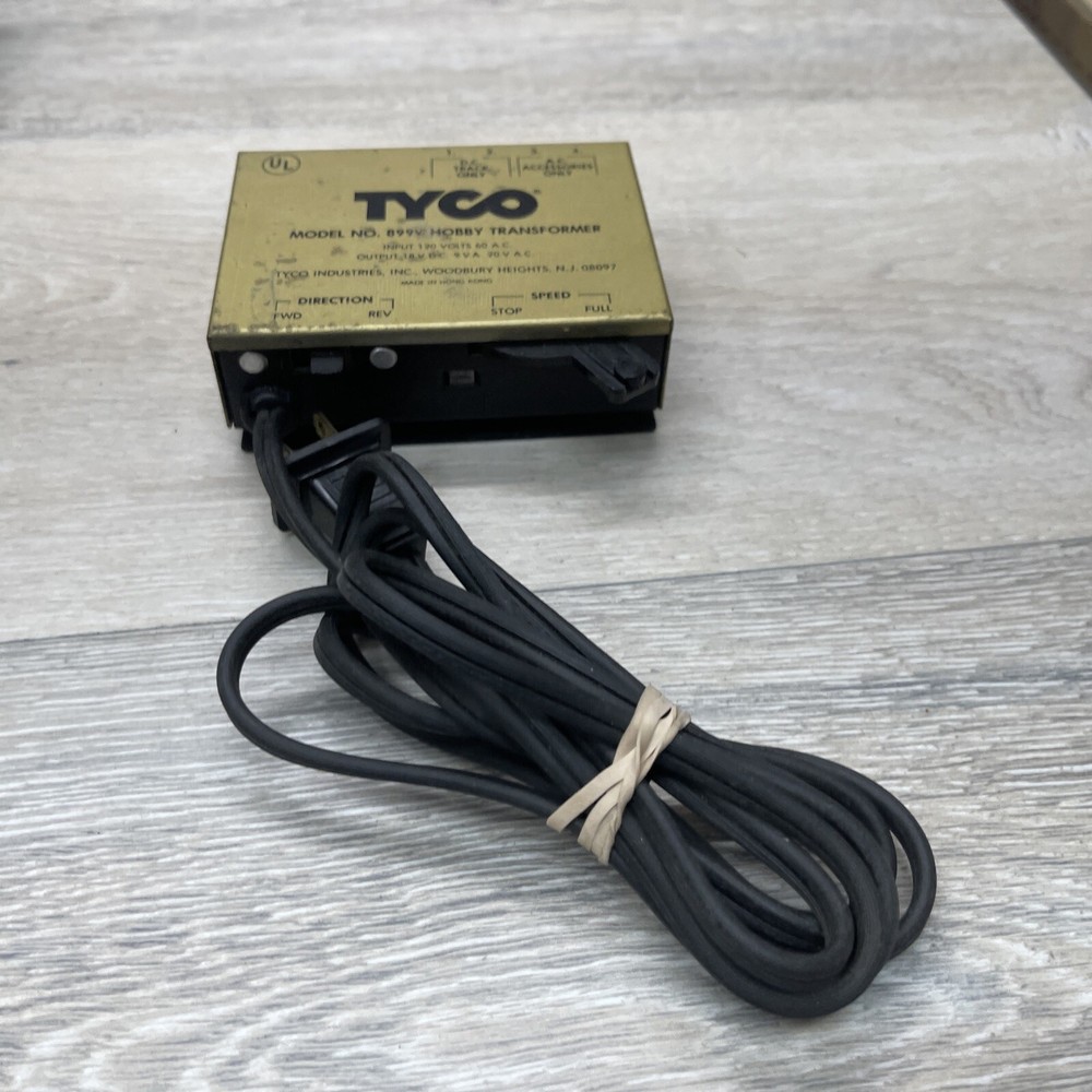 Tyco Train Power Pack Transformer Model 899V Untested