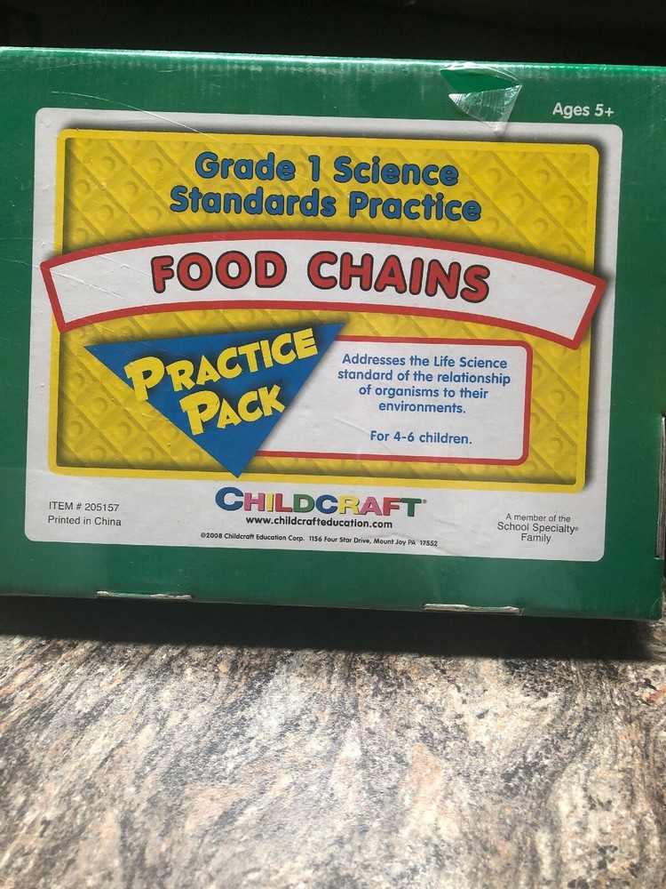 ChildCraft Food Chains Practice Pack