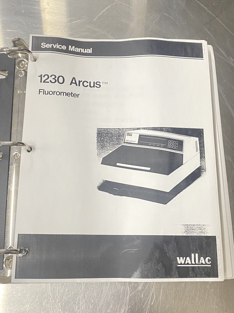 Wallac 1230 Arcus Fluorometer - Users Guide / Instruction Book / Manuals