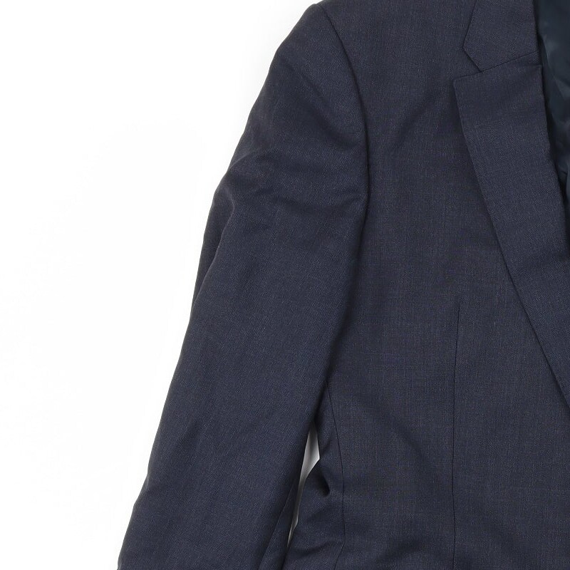 NEXT Mens Blue Wool Blend Suit Jacket Size L