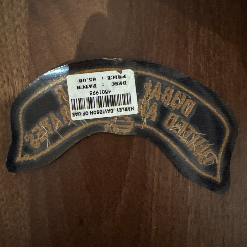 Harley Davidson Patch United Arab Emirates Dubai Chapter