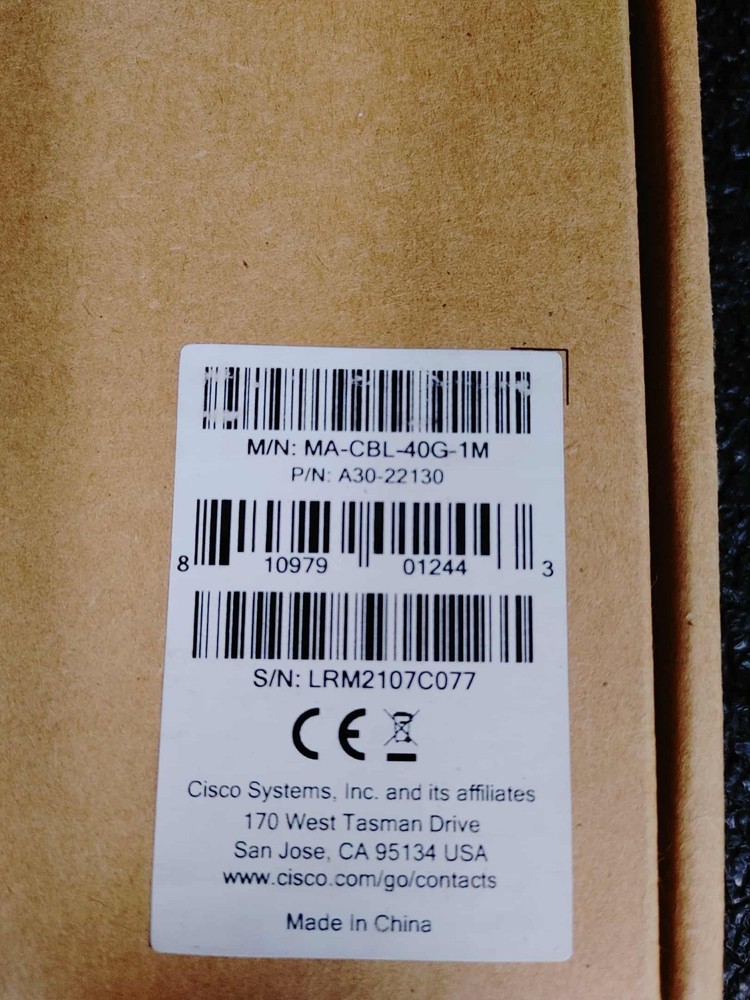 Cisco A30-22130 MA-CBL-40G-1M Stack Cable
