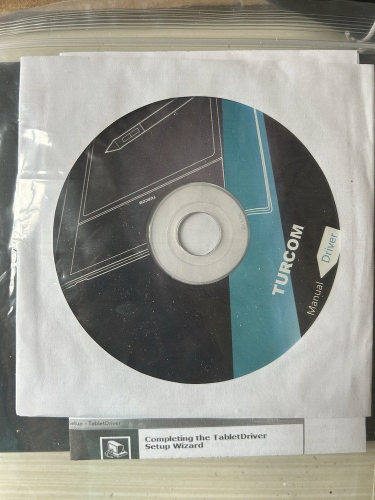 Turcom Graphics Tablet w/ Touch Pen for Windows & Mac Model TS-6540