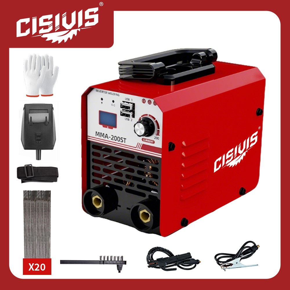 200A Stick Welder, 110V Portable ARC Welding Machine with Digital Display & IGBT