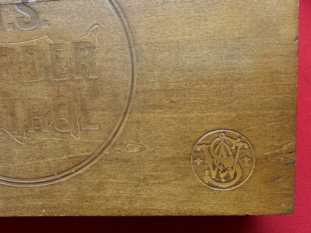 Smith & Wesson K Frame U S Border Patrol Presentation Box