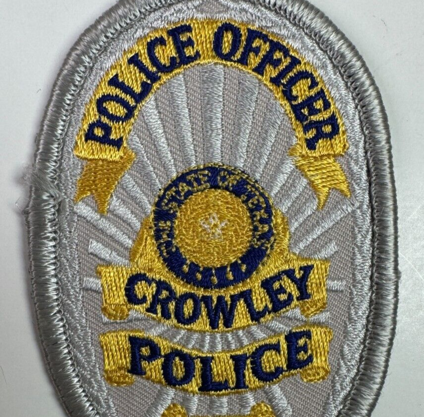 3.5" Crowley Police Texas TX Patch C4
