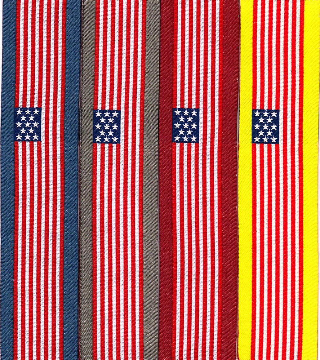 Grand Army of the Republic - GAR Officers Medal Repl Ribbon (Choice of 4 Colors)