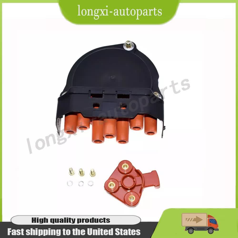 Fit for BMW E23 E24 E28 E30 E31 E32 New Distributor Cap & Rotor 12111725070