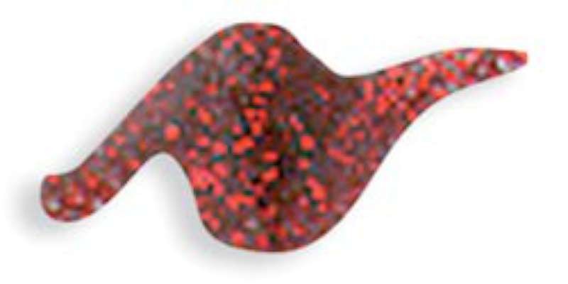 Scribbles 3D Fabric Paint 1oz Glittering - Ruby