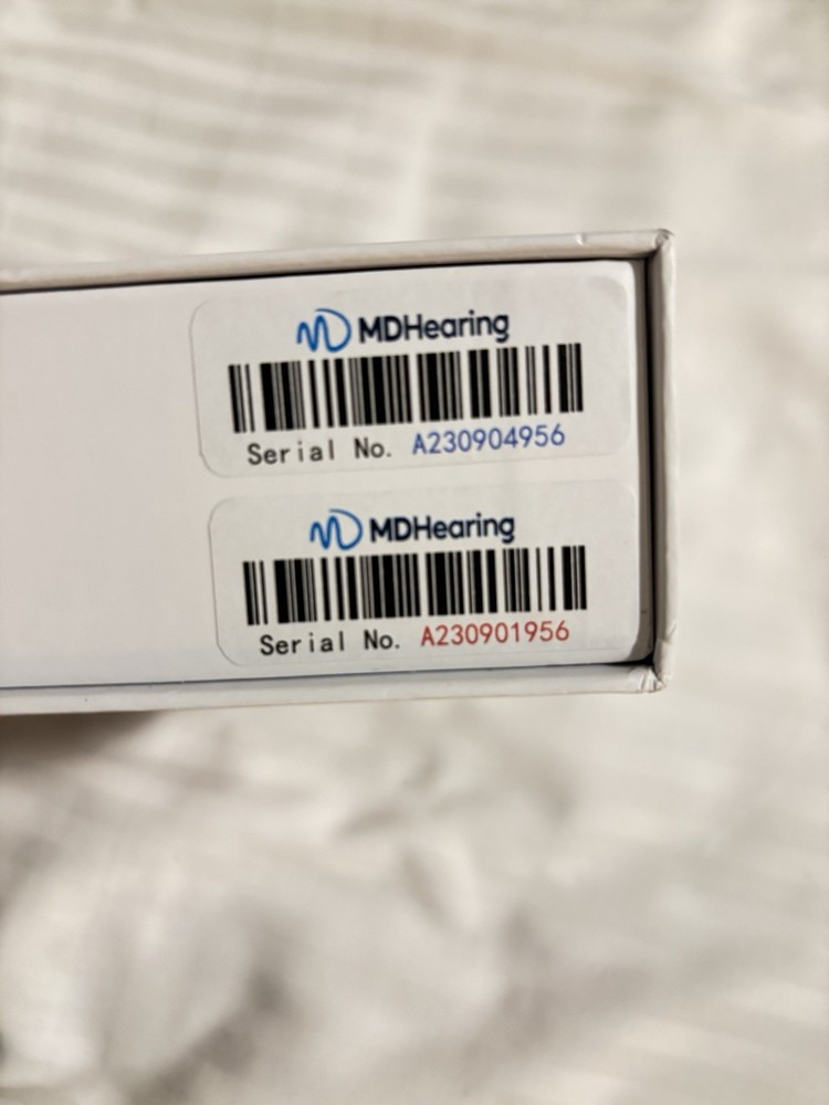 MDHearing VOLT 4 (OTC) Hearing Aid With A Charging Case