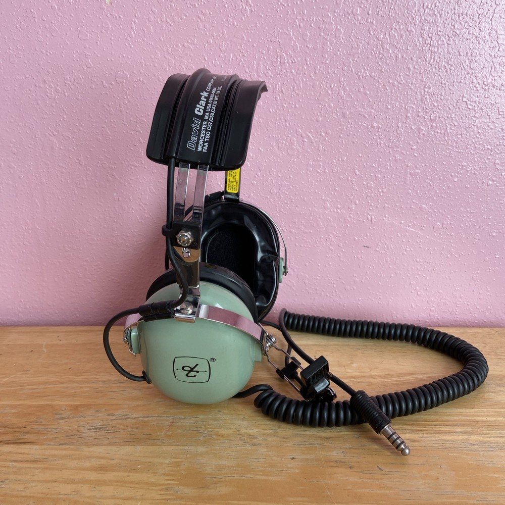 David Clark H10-76 Aviation Headset Used