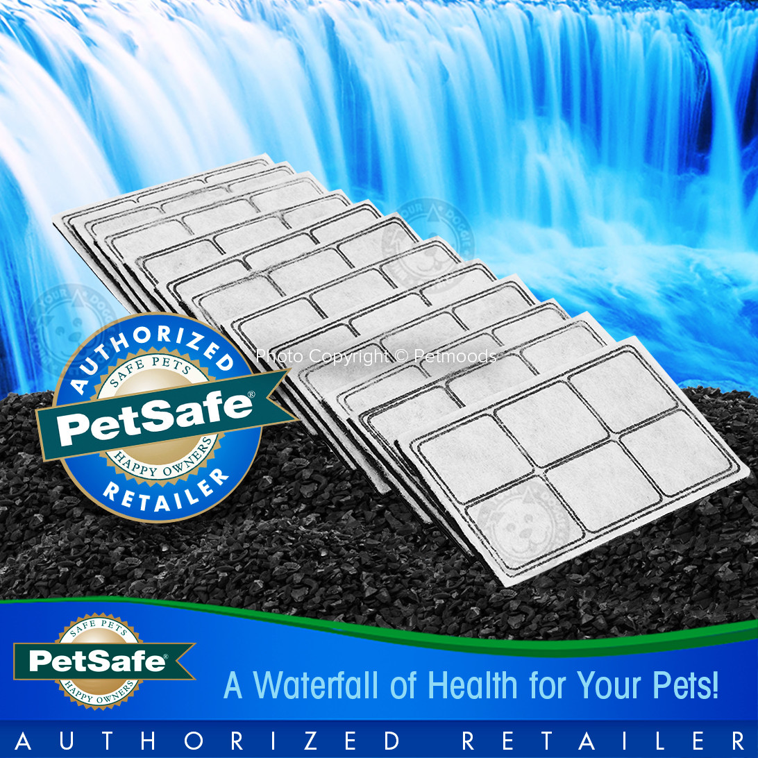 PetSafe Drinkwell Charcoal Filters Platinum Mini Zen Pet Fountains 12-Pack