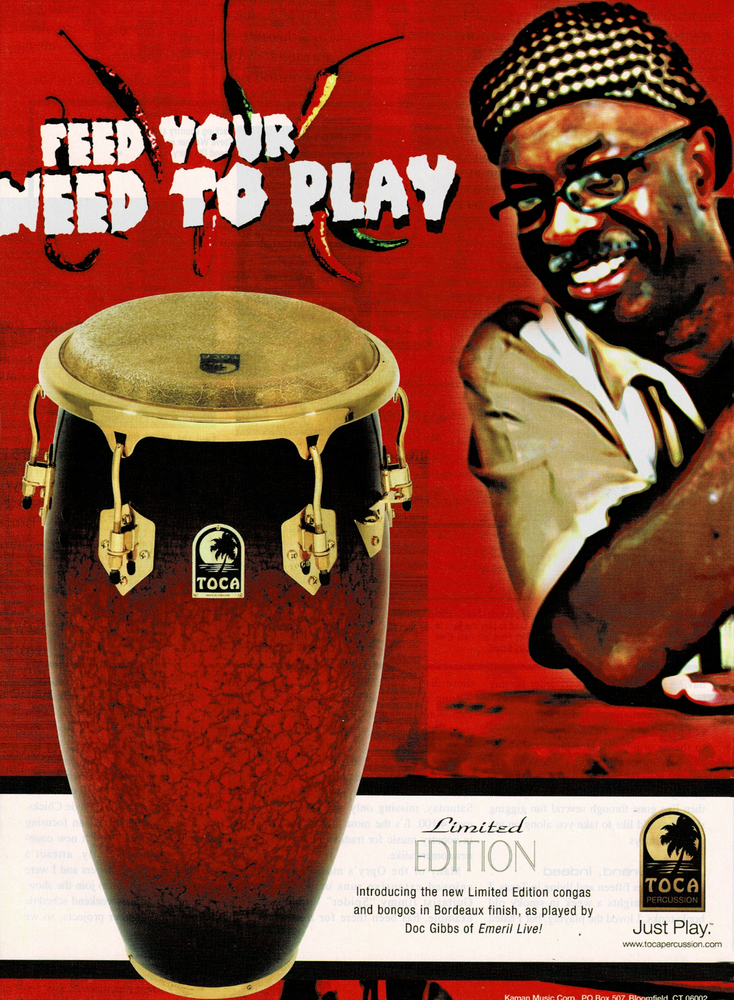 Doc Gibbs - TOCA PERCUSSION - 2006 Print Ad