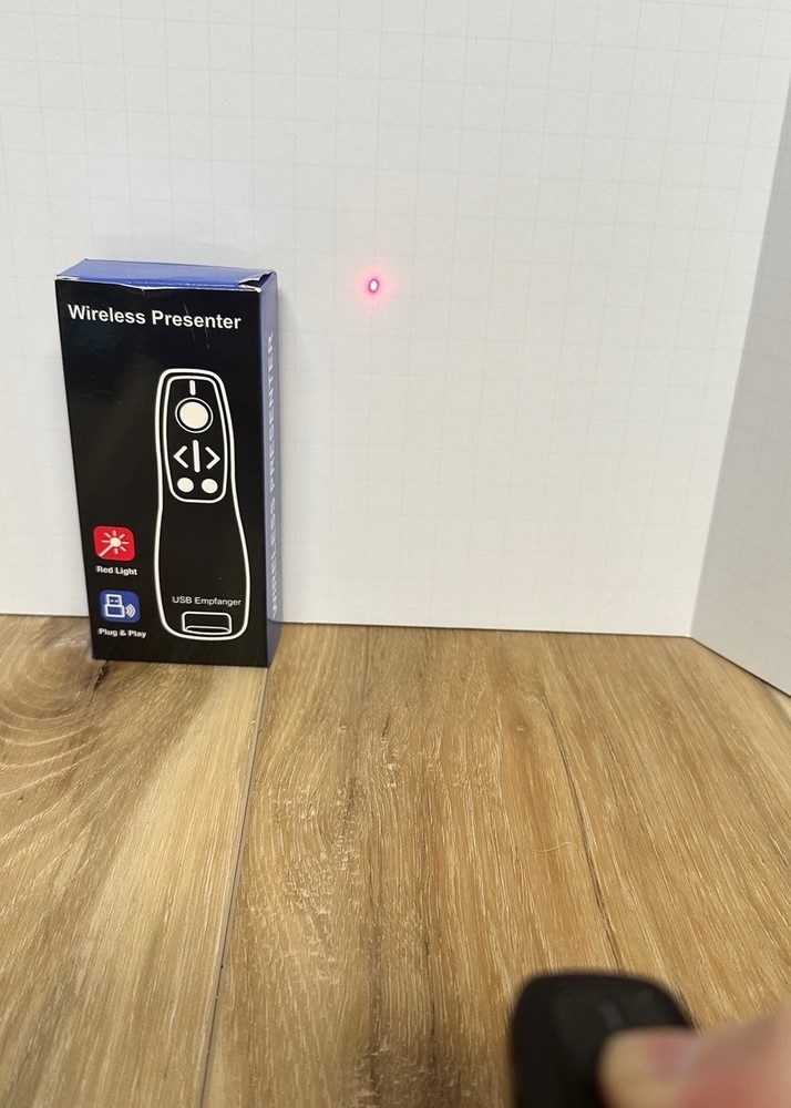 2-in-1 USB Type C Presentation Clicker Wireless Presenter Remote for PowerPoint