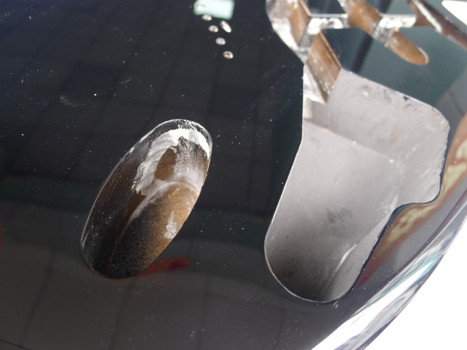 Hardtail Strat Stratcaster Body, 3 pcs North American Alder Black ≦ 4.6Lbs