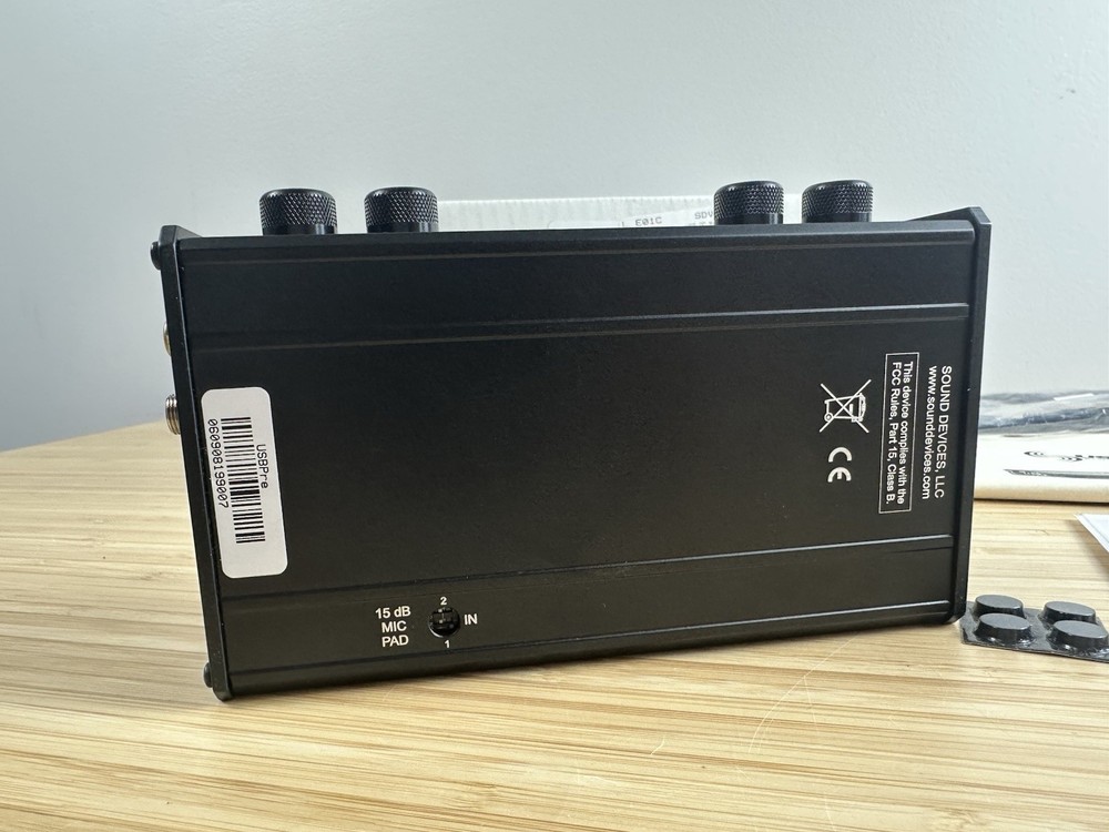 Sound Device USBPre Sound Devices Interface