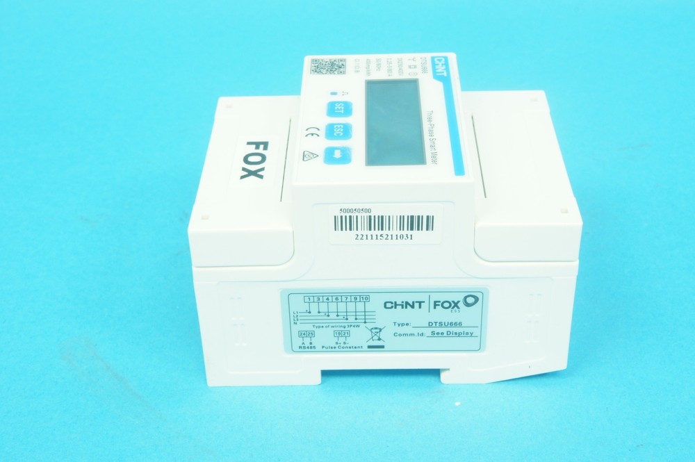 Chint / FoxEss DTSU666 3-phase 4-wire multifunction smart energymeter