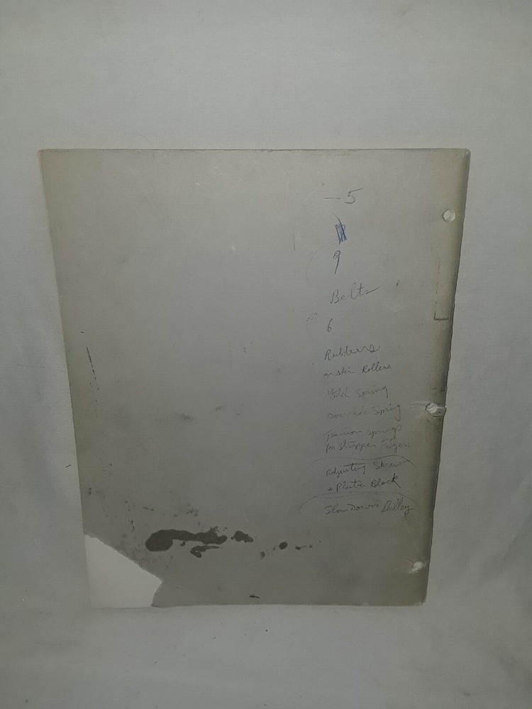 Pitney Bowes 3300 Mail Inserting Machine Service Manual  