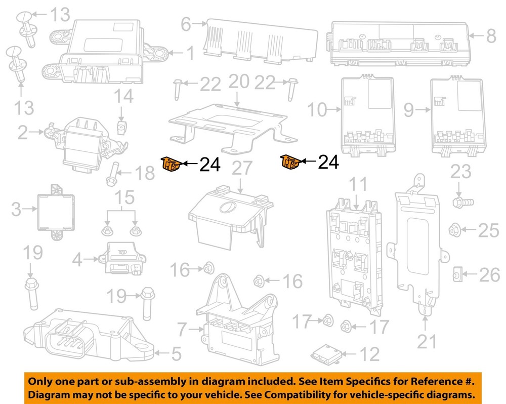 CHRYSLER OEM 19-23 1500 Electrical Electrical Components-Module Nut 6510468AA
