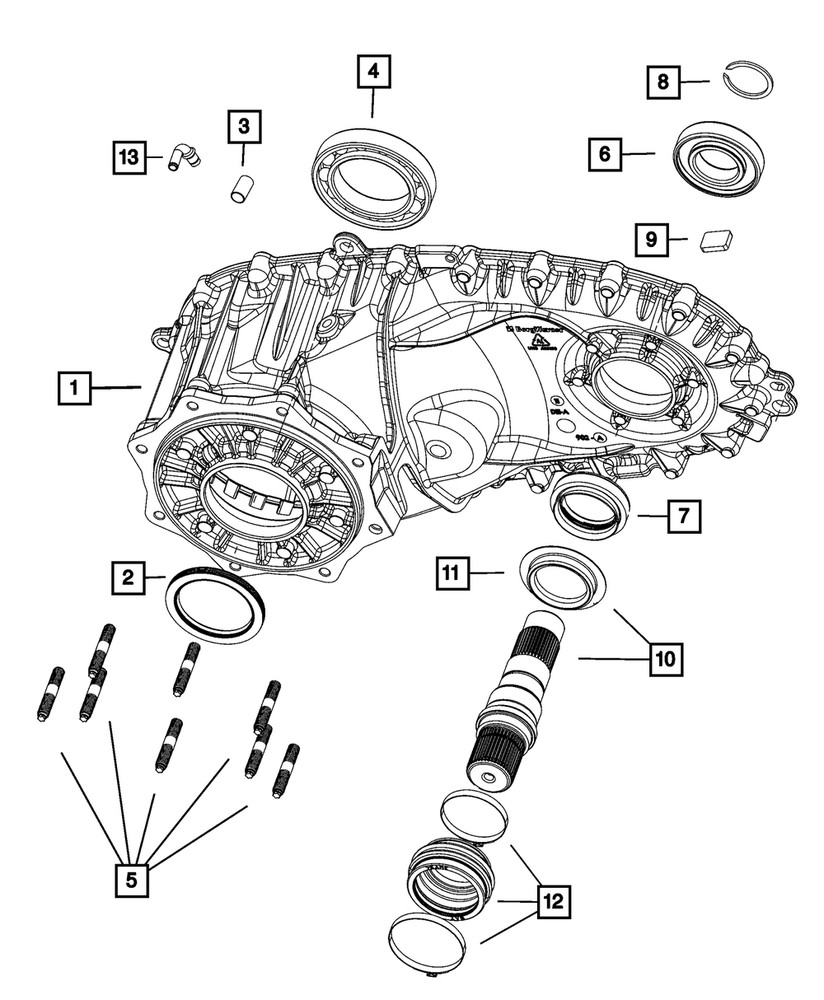 Genuine Mopar Output Seal 68449215AA