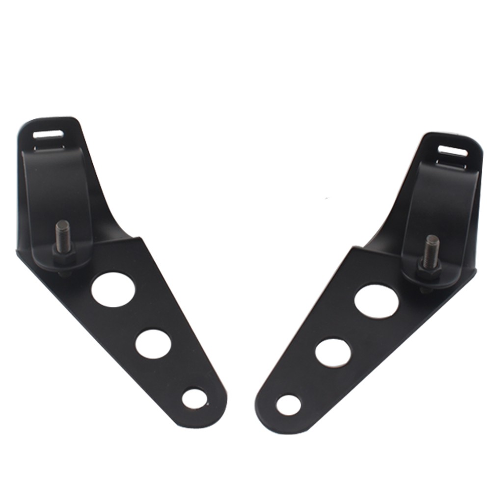 Universal Motorcycle Headlight Mount Brackets Fork Clamp for Chopper Cafe Racer