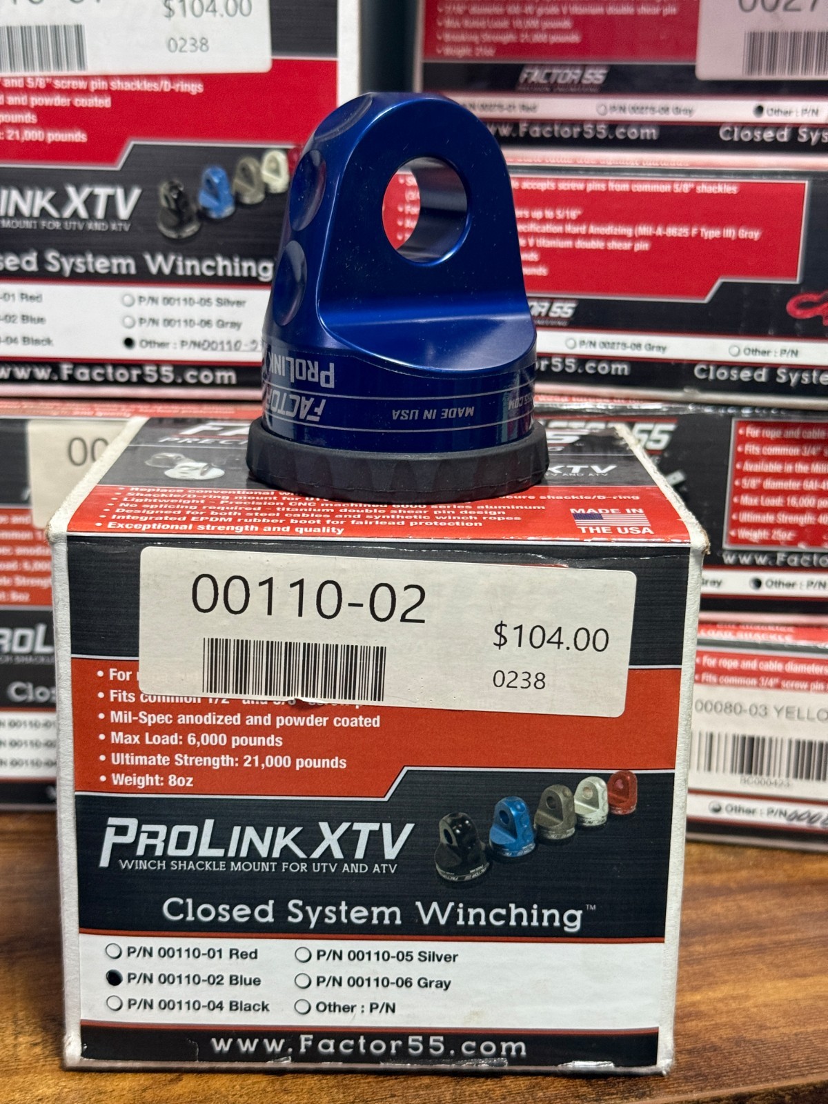 Factor 55 Prolink XTV - Blue 6,000# [Part# 00110-02]