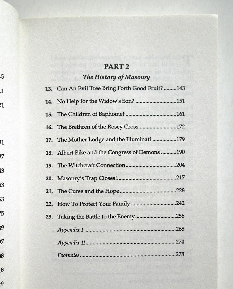 Masonry Beyond the Light - William Schnoebelen, 1991 sc, Chick Publications