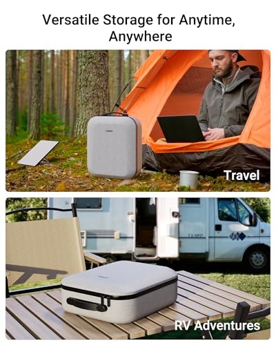 Grey Mini Case for Starlink Accessories - Protective Storage Bag