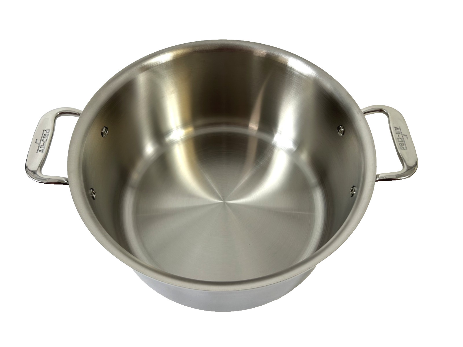 All-Clad 4508 D3 18/10 Stainless 3-ply Bonded Cookware, 8 Qt Stockpot with Lid