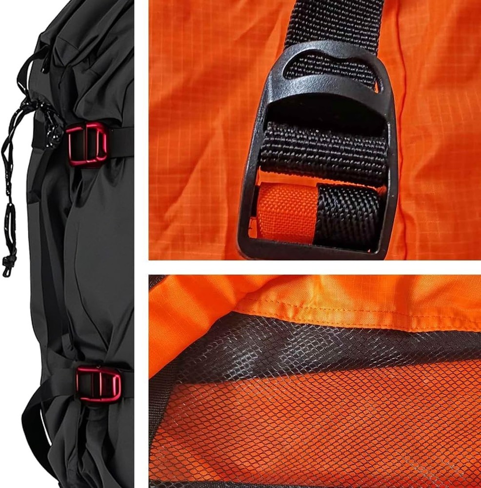 Rock Climbing Rope Bag, Large Capacity Folding Storage Backpack with...