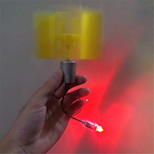 2PCS Vertical Axis Wind Turbine Generator Model DIY Physics Science Experiment