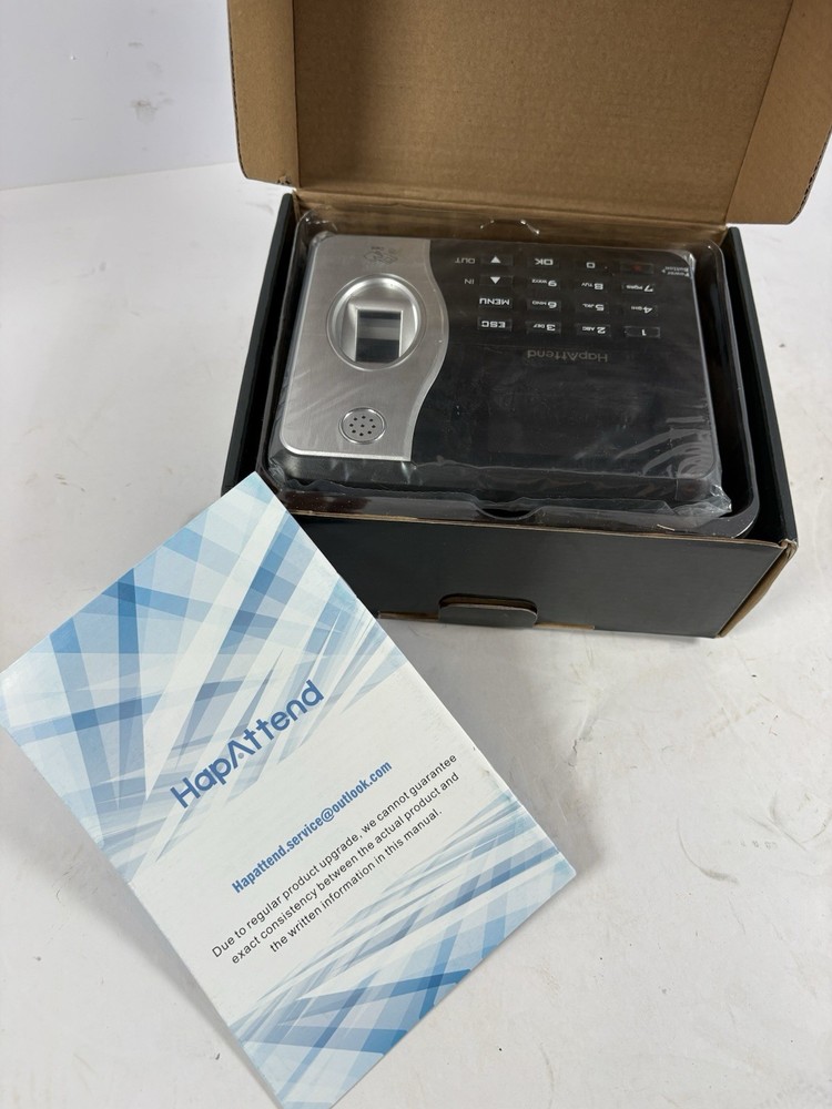 HapAttend Fingerprint RFID Time Clock Attendance System PIN USB Standalone