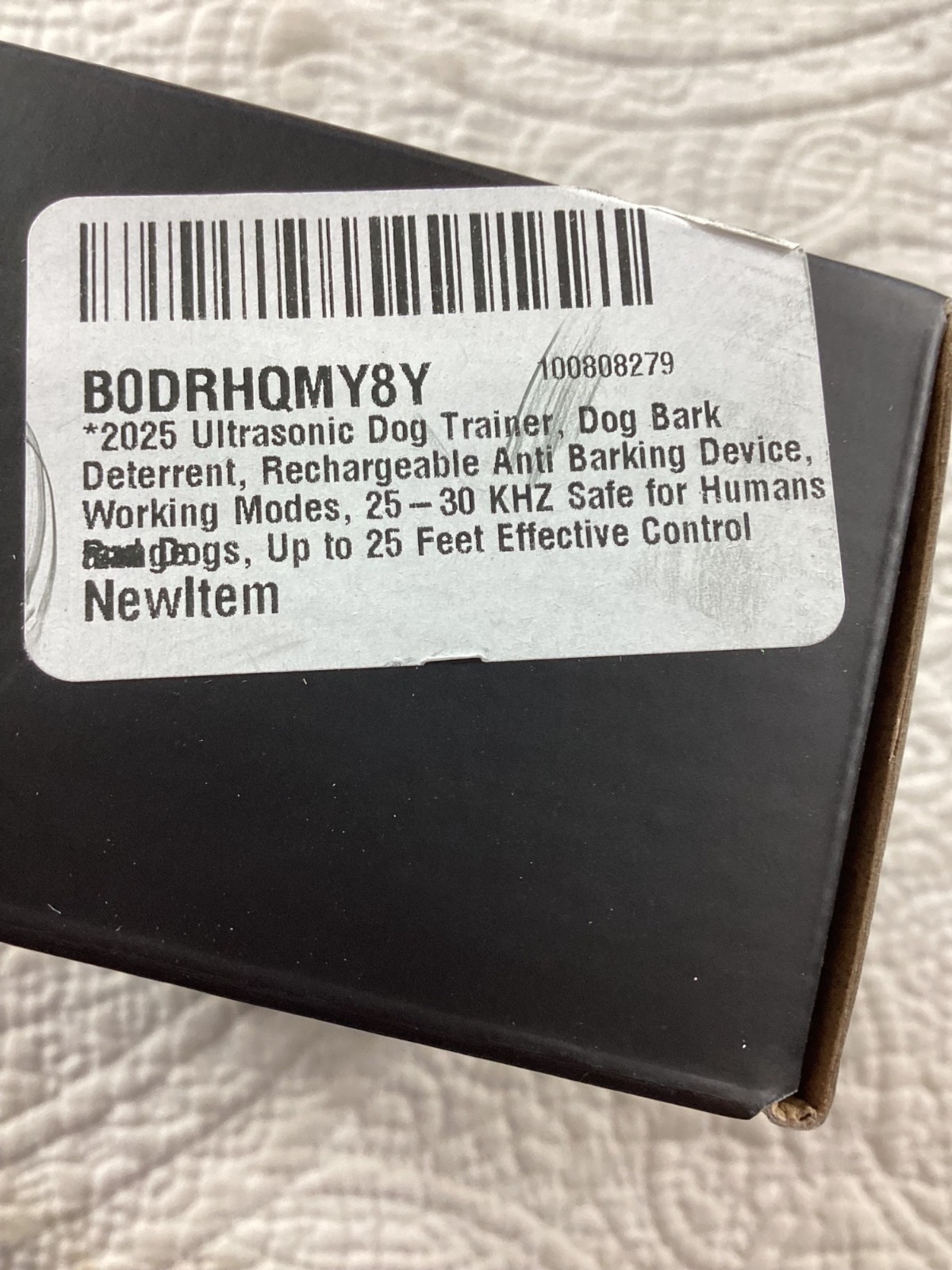 Pup Control Ultrasonic Dog Trainer*LED Flashlight*4 Modes. USB Rechargeable*NIB