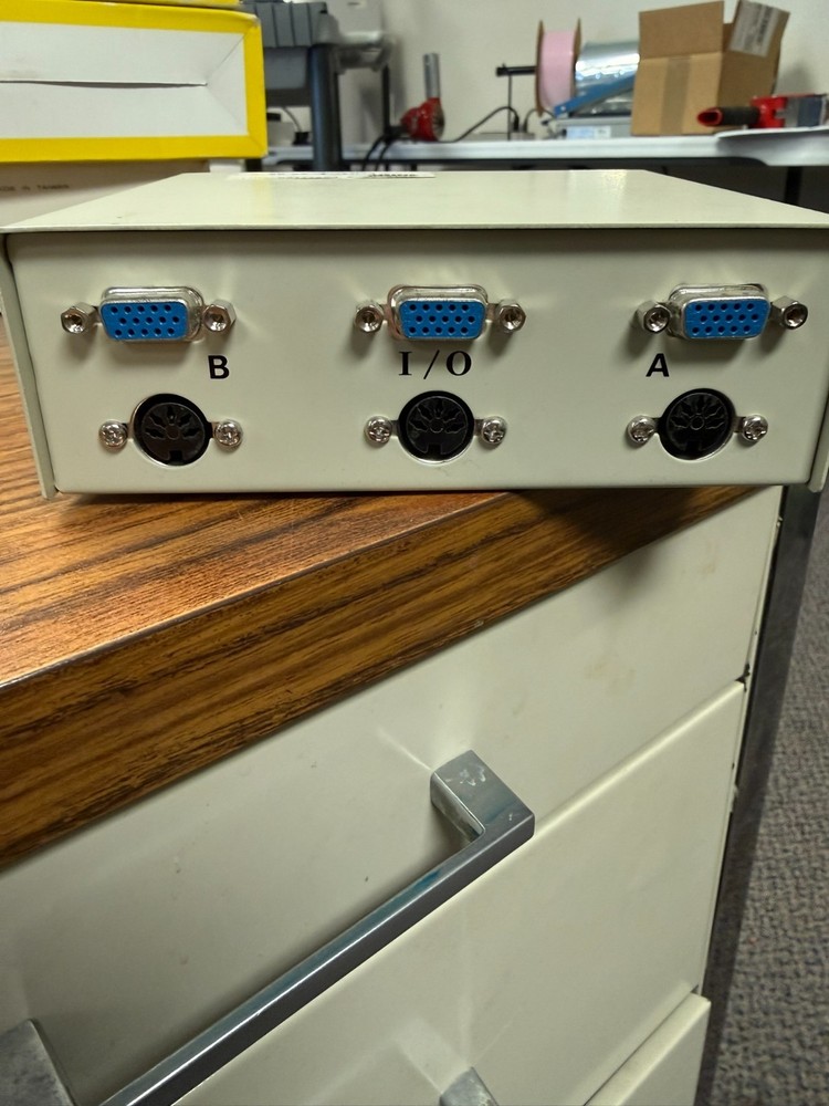 DB15 AB 2 Way Manual Data Transfer Switch