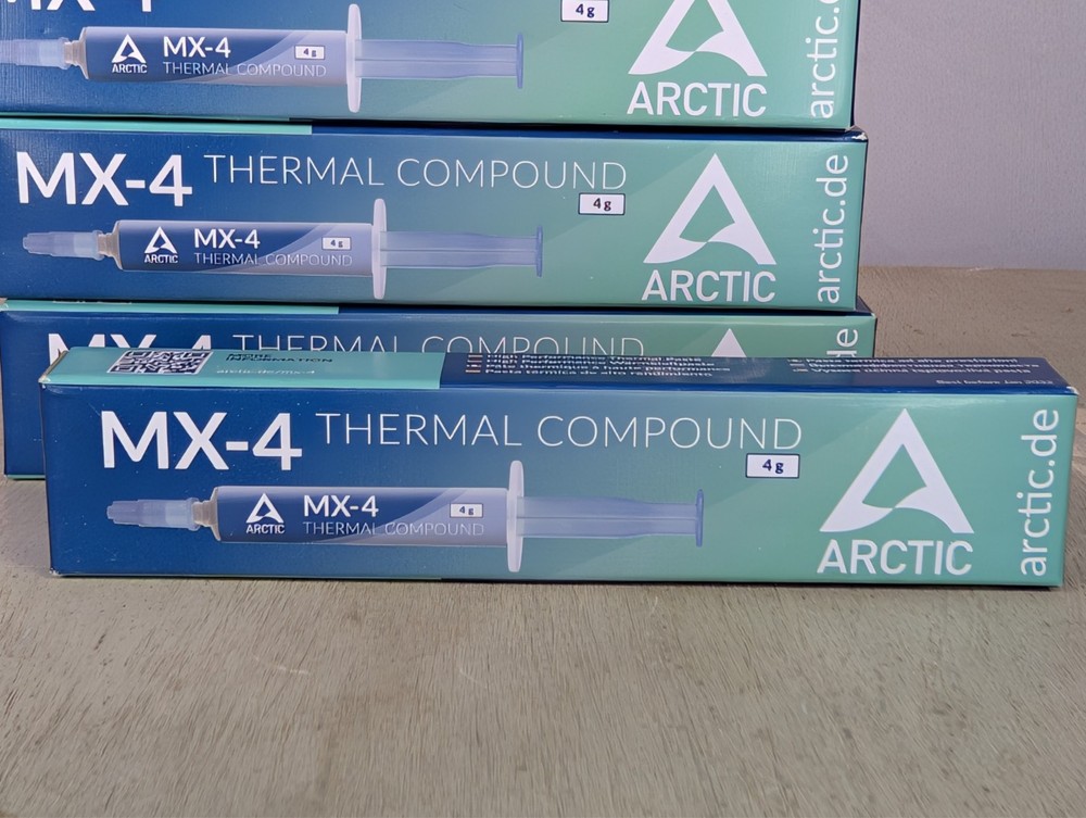 ARCTIC MX-4 Gray Thermal Compound 4-Pack (4g Syringe x 4) CPU GPU Paste NEW