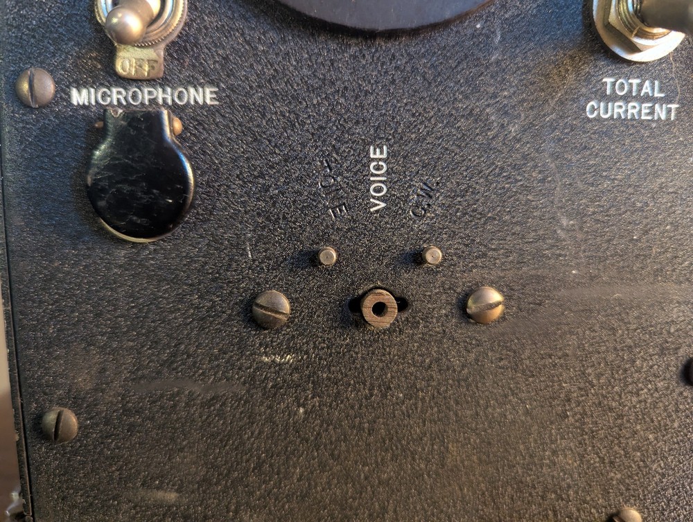 WWII Era Signal Corps BC-223-AX Radio Transmitter w/ TU-17-A Tuning Unit Vintage