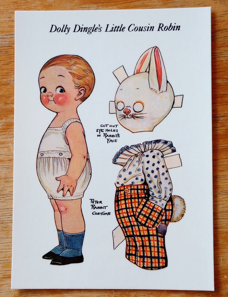 Vintage 1984 Grace G. Drayton’s Dolly Dingle 16 Reproduction Postcards