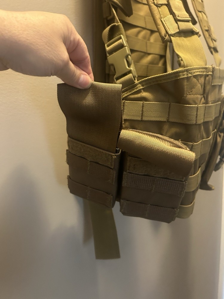 Lancer Tactical Modular Airsoft Vest Tan, Adjustable